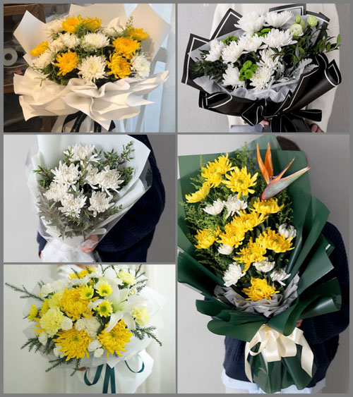 湖北黄石市阳新县龙港镇殊溪村白事花束代送